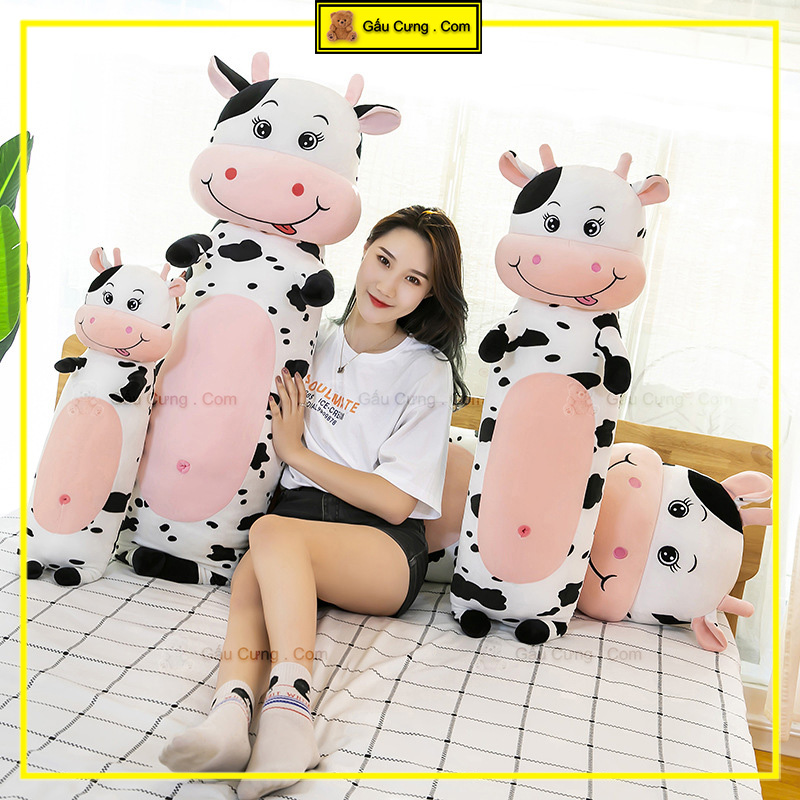 Gấu bông bò sữa đứng baby cute GY0030-COW ảnh mẫu 10