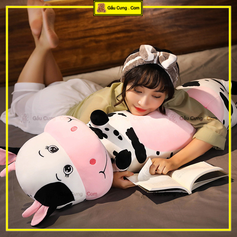 Gấu bông bò sữa đứng baby cute GY0030-COW ảnh mẫu 12