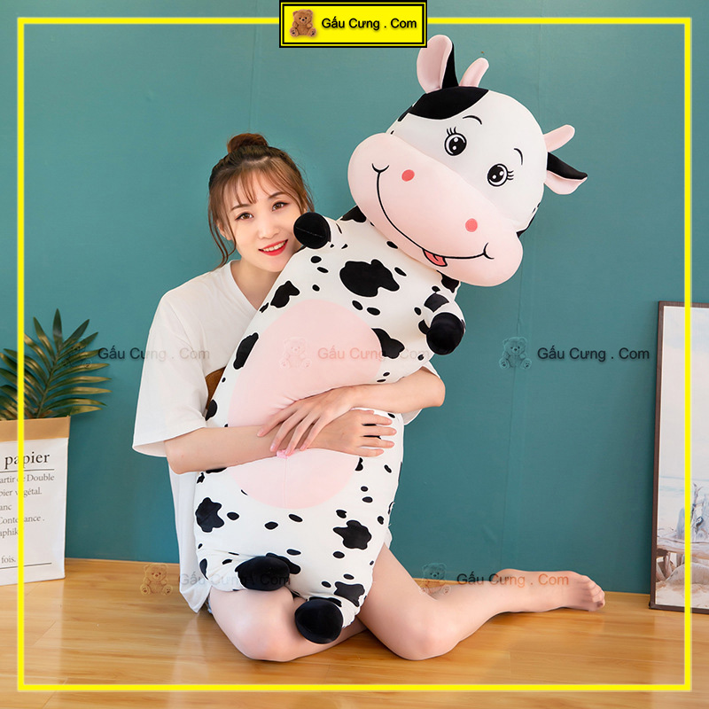 Gấu bông bò sữa đứng baby cute GY0030-COW ảnh mẫu 3