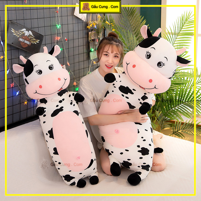 Gấu bông bò sữa đứng baby cute GY0030-COW ảnh mẫu 4