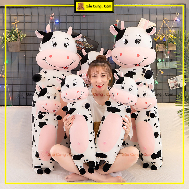 Gấu bông bò sữa đứng baby cute GY0030-COW ảnh mẫu 7