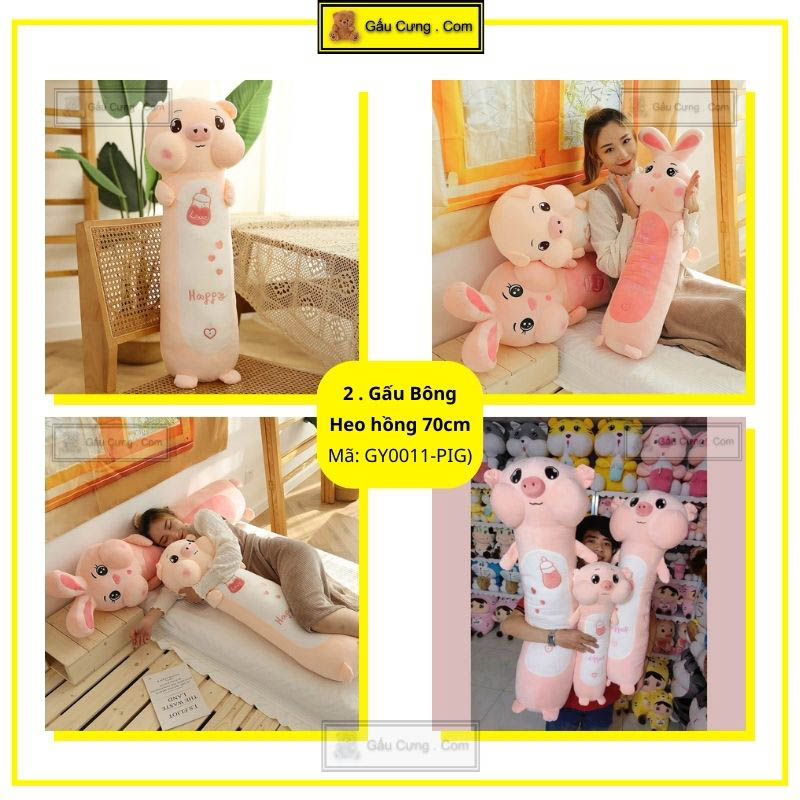 Gấu bông heo hồng mà phúng - Gấu Bông Cute Giá Rẻ