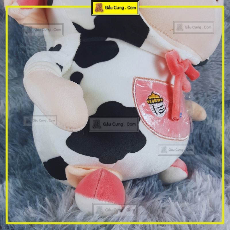 Gấu bông cute heo tiktok mặc áo bò sữa GY0025-PIG ảnh thực tế 6