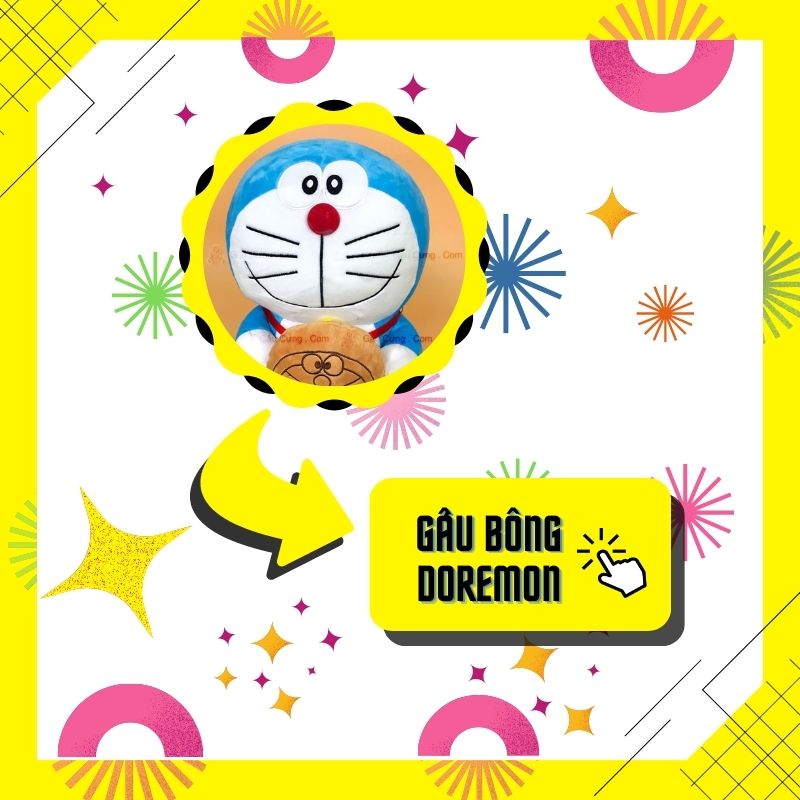 gấu bông doremon