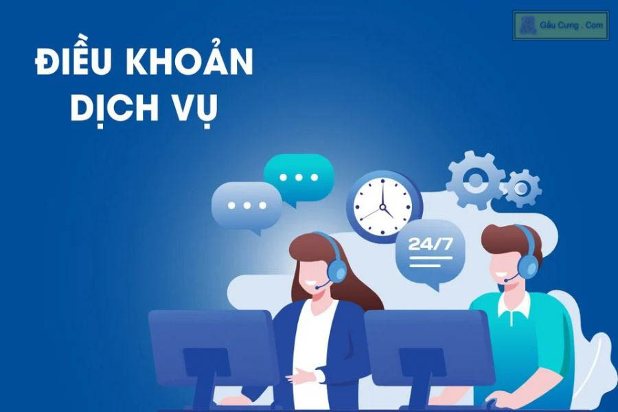 Các điều khoản và dịch vụ tại Gấu Cưng