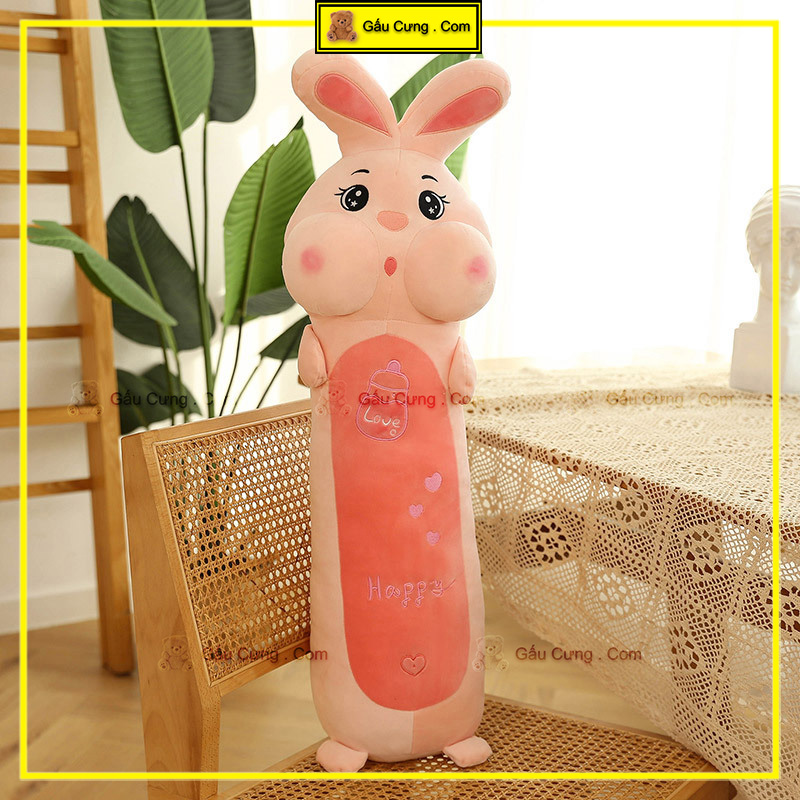 Gấu Bông Thỏ Hồng Má Phúng Phính Baby Cute đủ kích cỡ 70cm, 95cm, 110cm (MSP: GY0011-RAB)