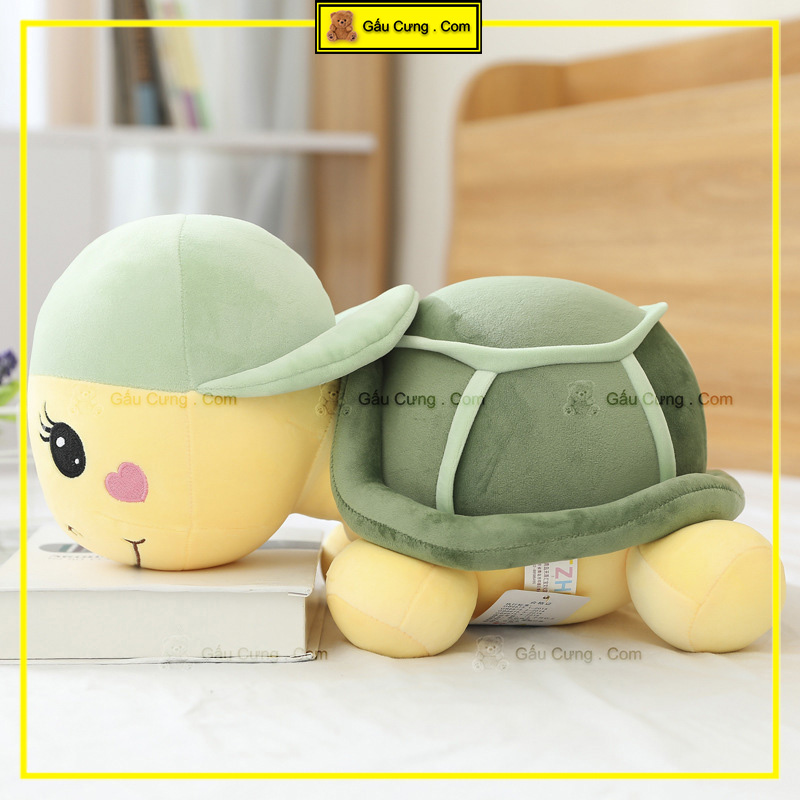 Gấu Bông Con Rùa Đội Nón Baby Cute Cực Đáng Yêu Gấu Bông Có Mền Size 45cm (MSP: GY0050-TUR)