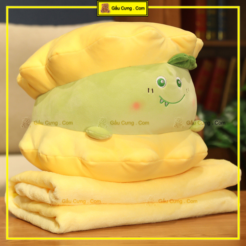 Gấu Bông Cute Bánh Kẹp, Gối Mền Bánh Kẹp Size 50cm (MSP: GY0052-CAK)