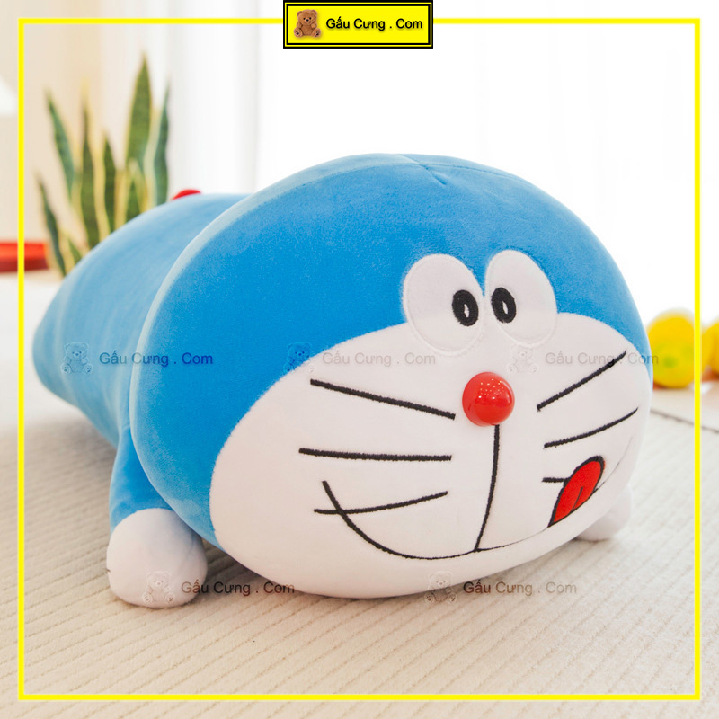 Gối Ôm Doraemon Nằm size 60cm, Gấu Gối Mền 3 trong 1  (MSP: GY0054-DOR)