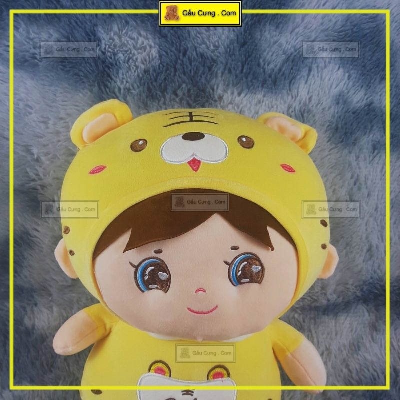 Gấu Bông Cute Búp Bê Bé Cọp Cao Cấp, Đủ Kích Cỡ 40cm, 55cm, 70cm (MSP: GY0005-TIG)